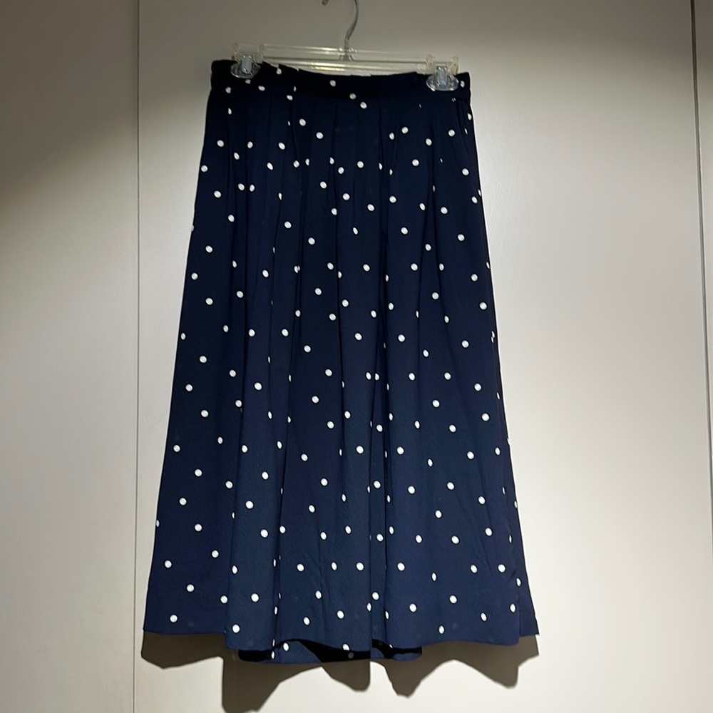 J crew polka dot skirt